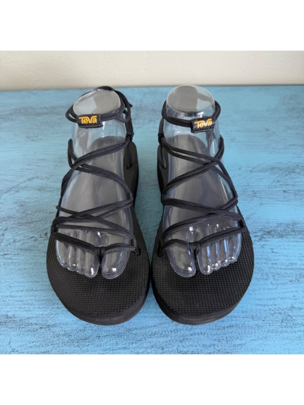 Teva Women's Midform Infinity Sandal in Black Sz 7